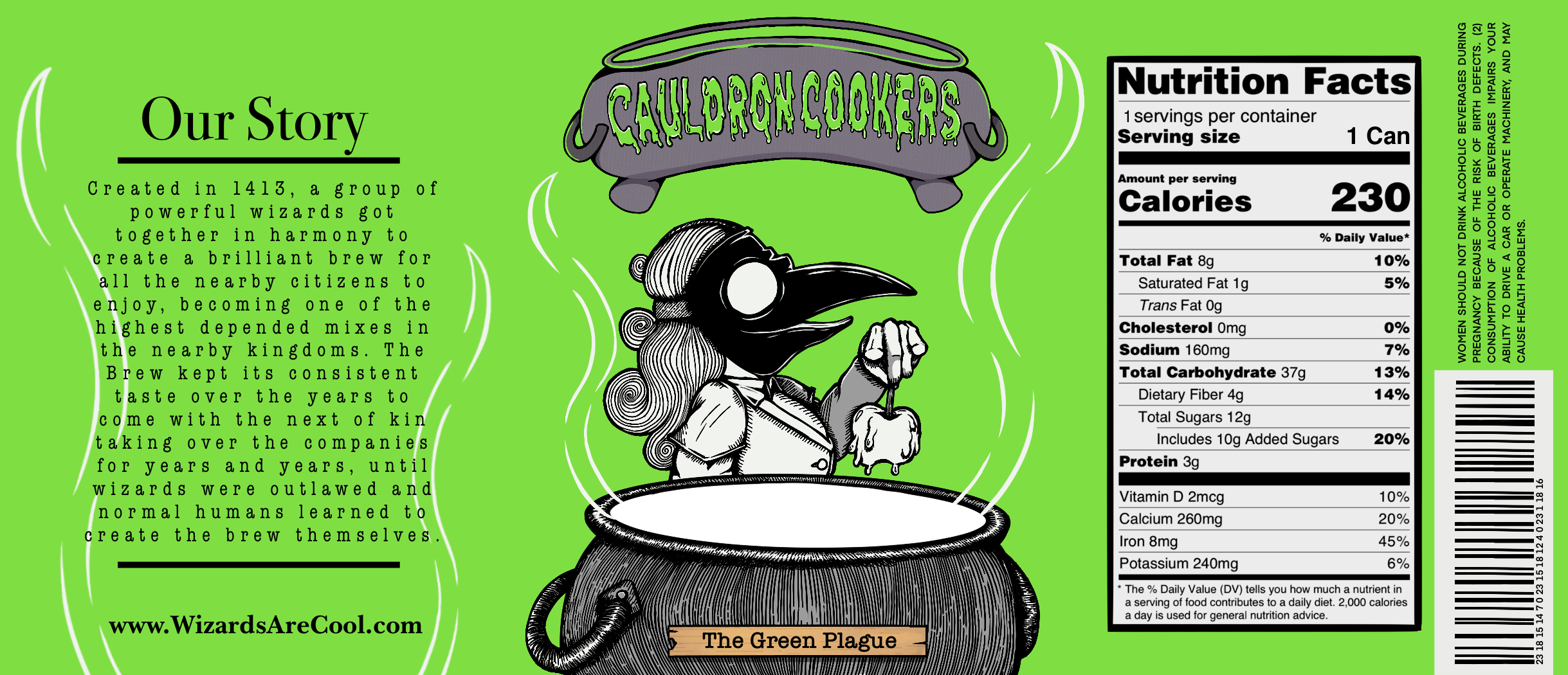 Cauldron Cookers Label 1 (2024)