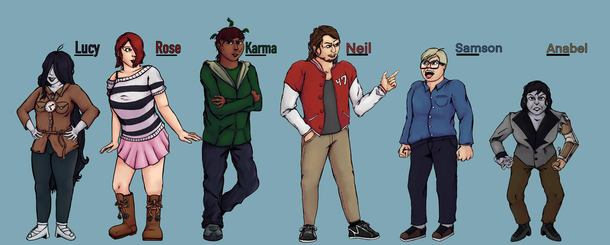 The Nomans Characters Designs (2023)
